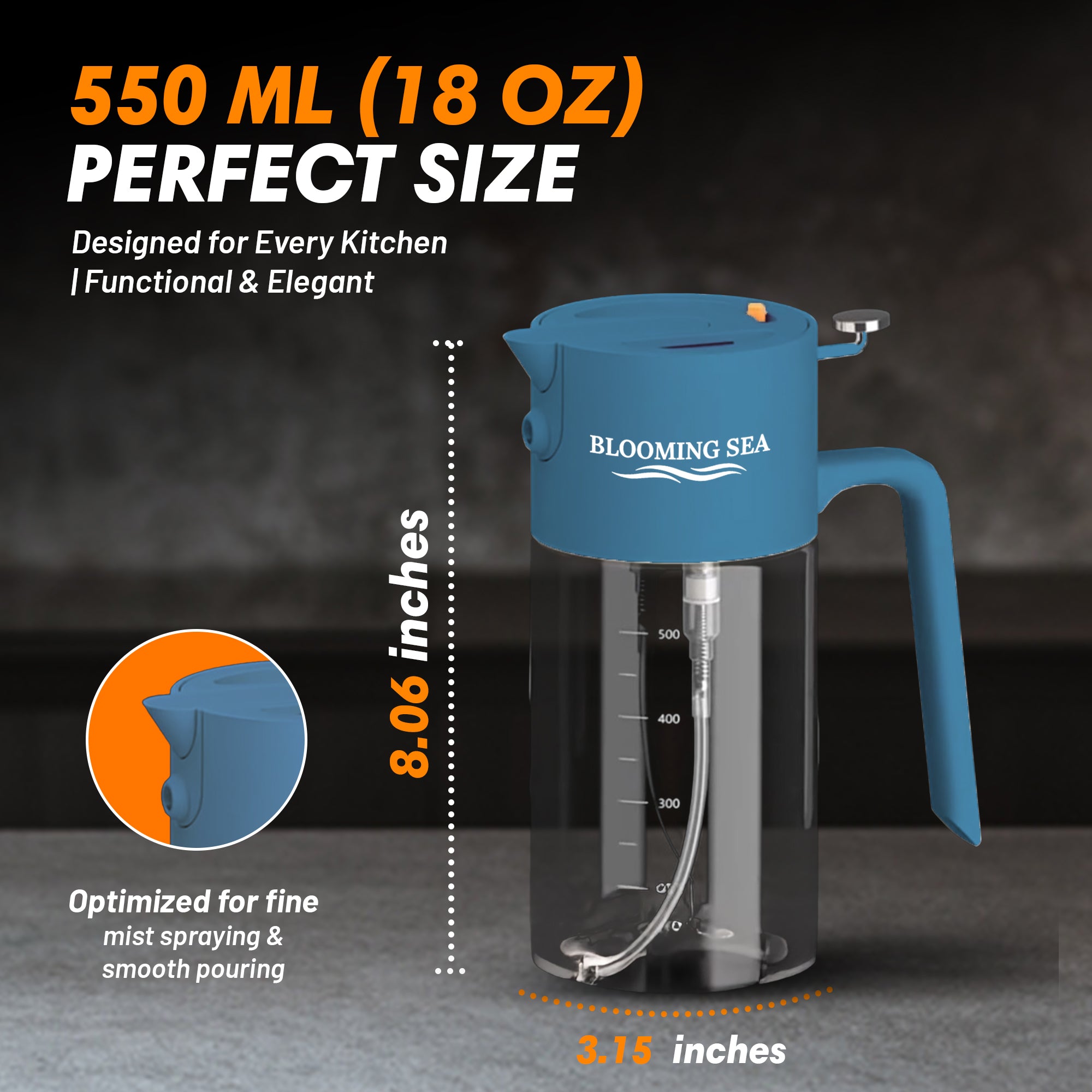 2-in-1 Oil Sprayer and Dispenser