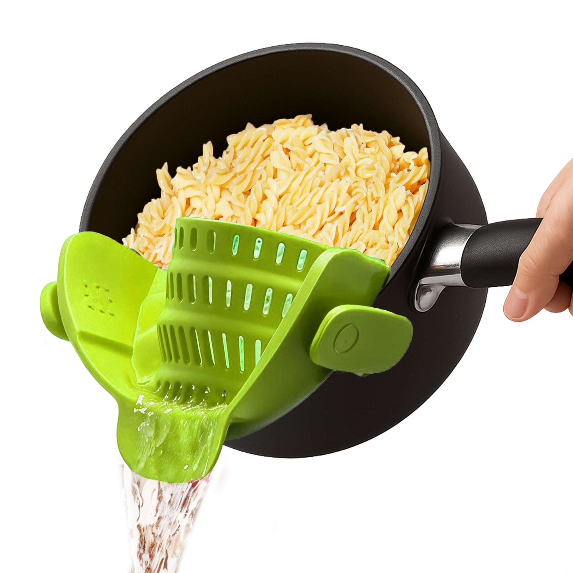 Pasta Strainer Clip-On for Pots and Pans