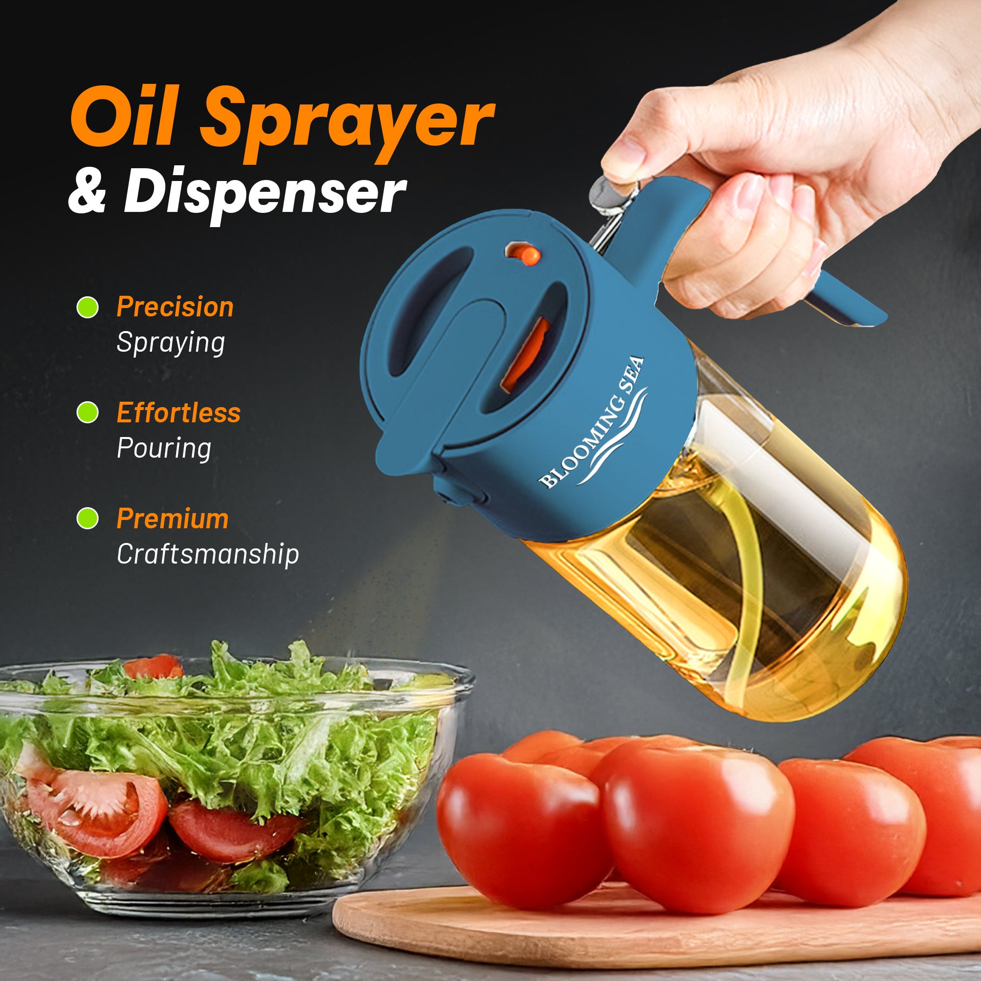 2-in-1 Oil Sprayer and Dispenser