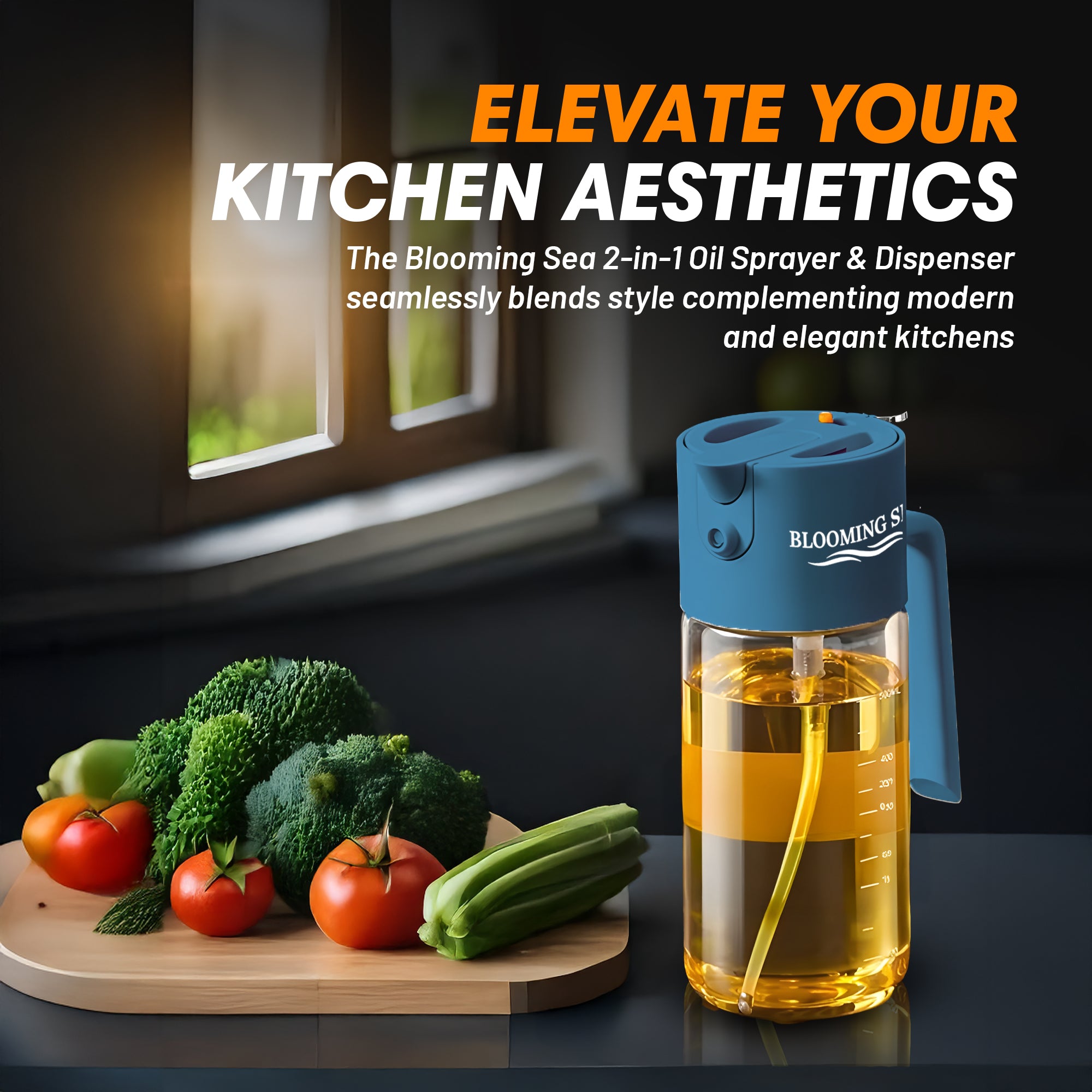 2-in-1 Oil Sprayer and Dispenser