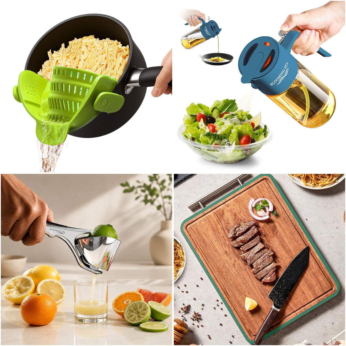 Complete Kitchen Prep Set - all four Blooming Sea products